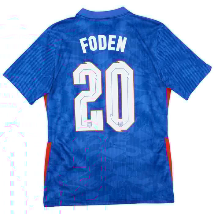 2020-21 England Away Shirt Foden #20 - 9/10 - (S)
