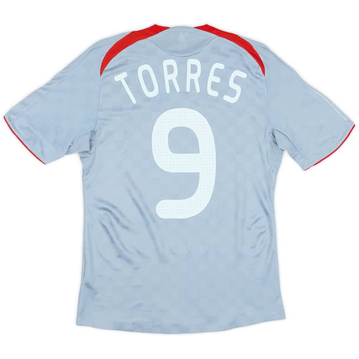 2008-09 Liverpool Player Issue Away Shirt Torres #9 (S)
