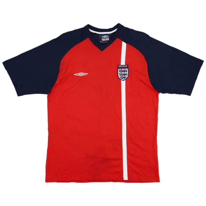 2002-04 England Umbro Cotton Tee - 5/10 - (L)