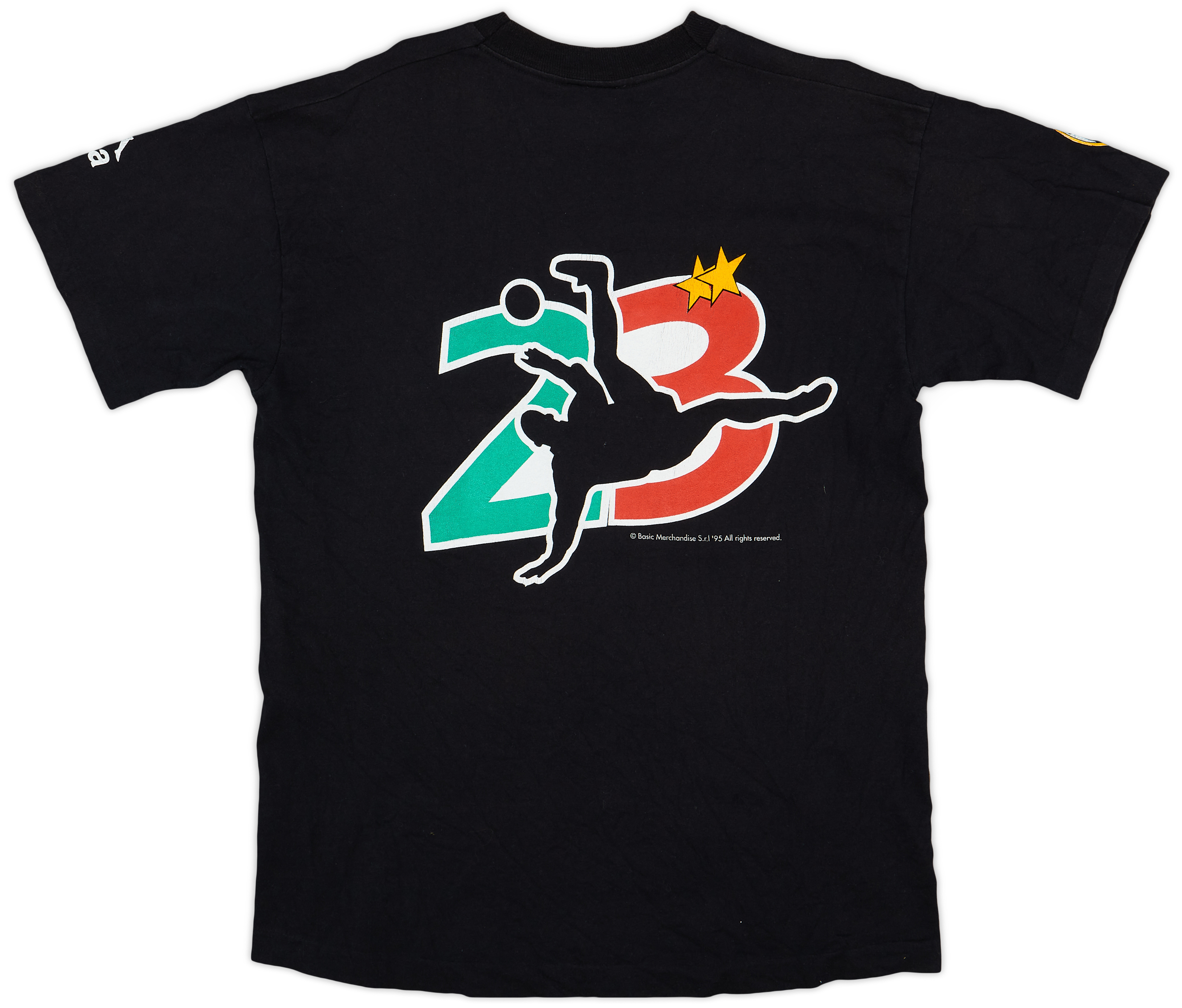 1994-95 Juventus 'Campionato Italiano' Kappa Graphic Tee - 8/10 - (L)