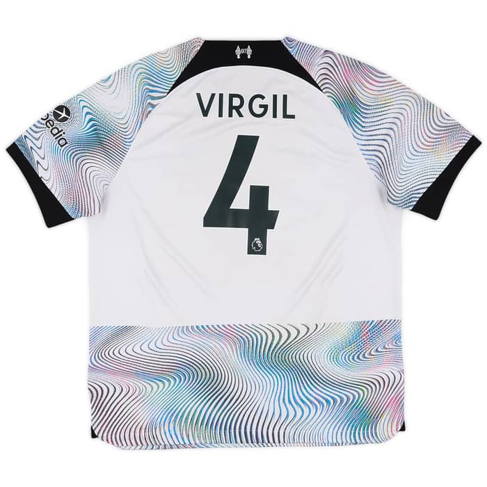 2022-23 Liverpool Away Shirt Virgil #4 - 7/10 - (XL)