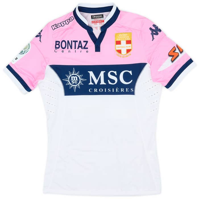 2015-16 Evian Match Issue Home Shirt Barbosa #14