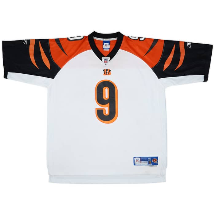 2005-06 Cincinnati Bengals Palmer #9 Reebok Premier Away Jersey - 8/10 - (XL)