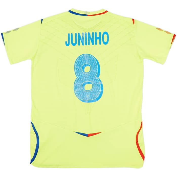 2008-09 Lyon European Shirt Juninho #8 - 7/10 - (XL)