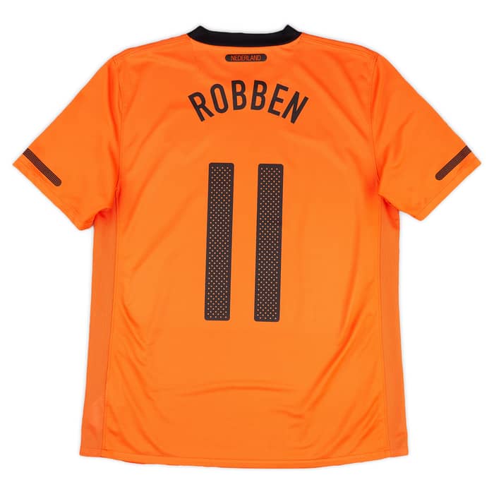 2010-11 Netherlands Home Shirt Robben #11