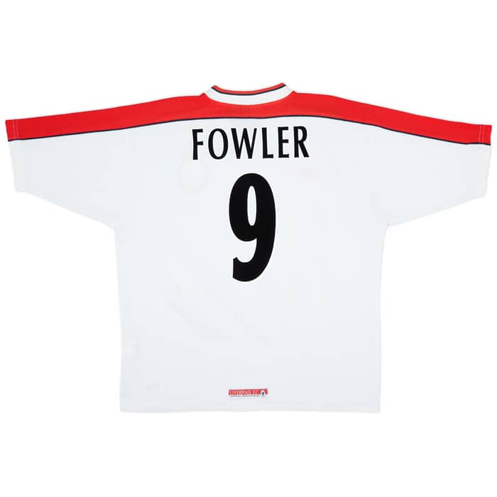 1998-99 Liverpool Away Shirt Fowler #9 - 8/10 - (L)