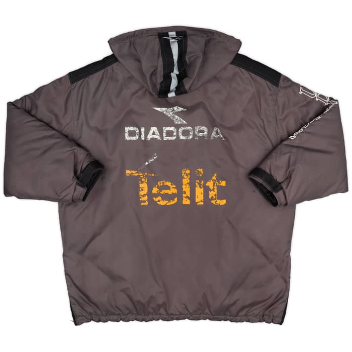 2000-01 Udinese Diadora Padded Bench Coat - 6/10 - (L)