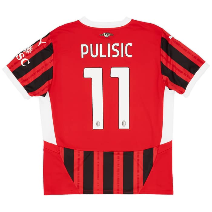 2024-25 AC Milan Home Shirt Pulisic #11