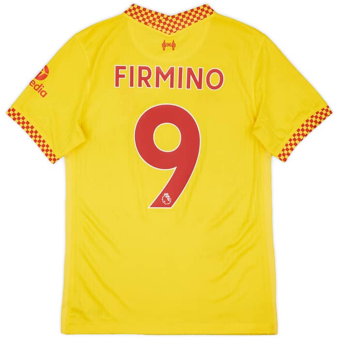 2021-22 Liverpool Third Shirt Firmino #9 - 9/10 - (S)