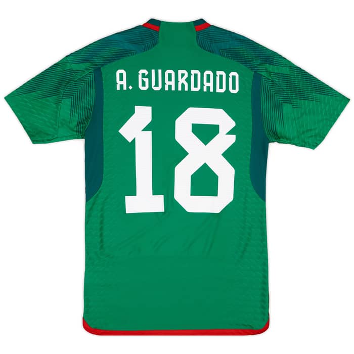 2022-23 Mexico Authentic Home Shirt A.Guardado #18