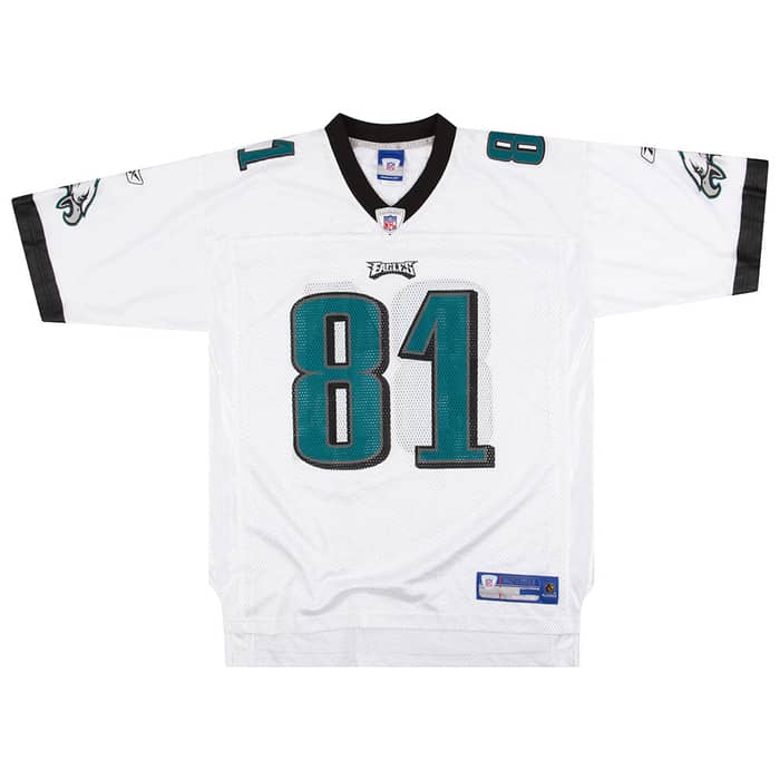 2005 Philadelphia Eagles Owens #81 Reebok On Field Jersey (Away) Y