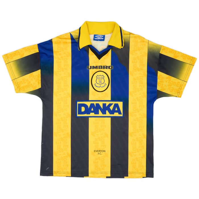1996-98 Everton Away Shirt Ferguson #9 - 7/10 - (M)