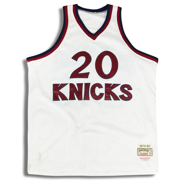 1979-80 Authentic New York Knicks Richardson #20 Mitchell & Ness Hardwood Classics Jersey (Home) XXL