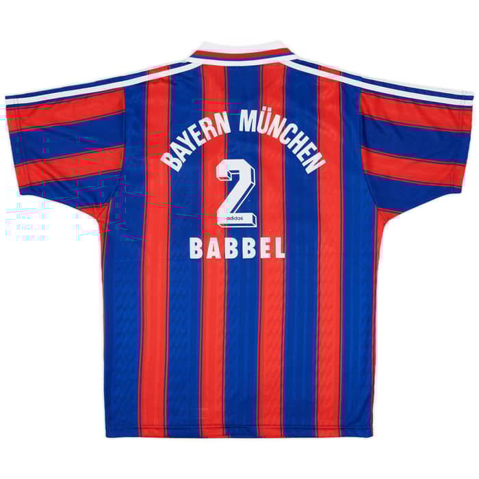 1995-97 Bayern Munich Home Shirt Babbel #2 - 7/10 - (S)