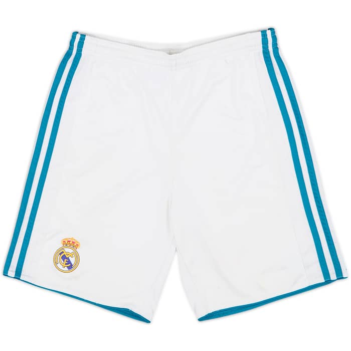 2017-18 Real Madrid Home Shorts - 5/10 - (L.Boys)