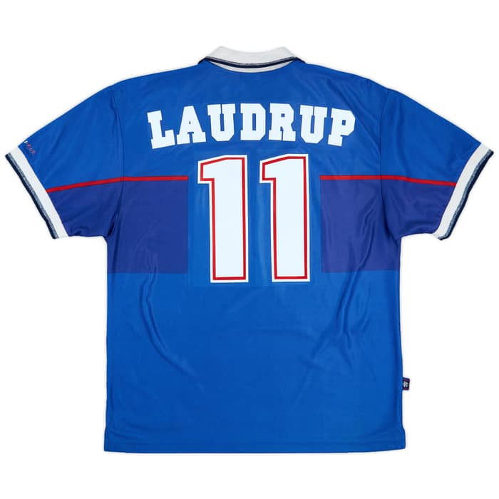 1997-99 Rangers Home Shirt Laudrup #11 - 8/10 - (L)