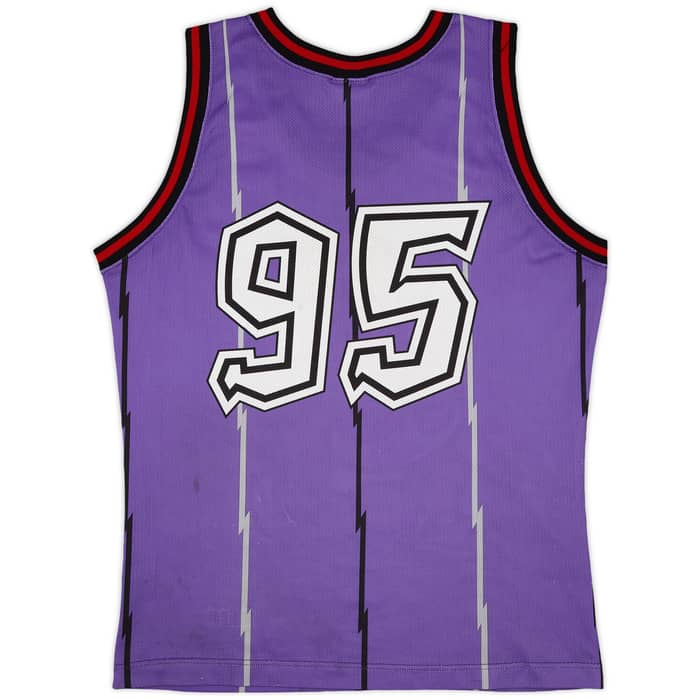 1995 Toronto Raptors #95 Champion Away Jersey - 6/10 - (S)