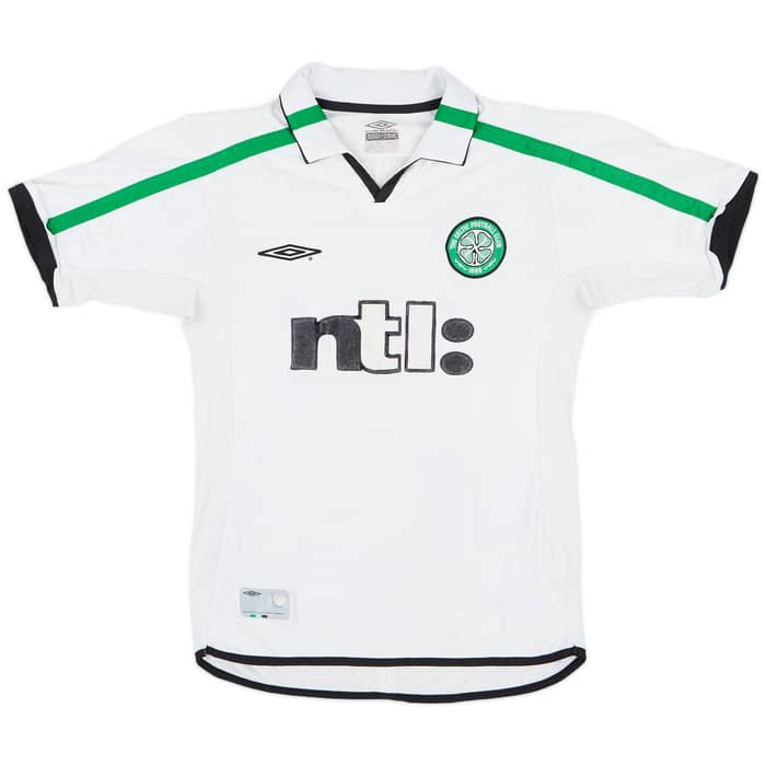 2001-02 Celtic Away Shirt Petrov #19 - 5/10 - (S)