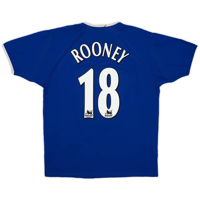 2003-04 Everton Home Shirt Rooney #18 - 5/10 - (L)