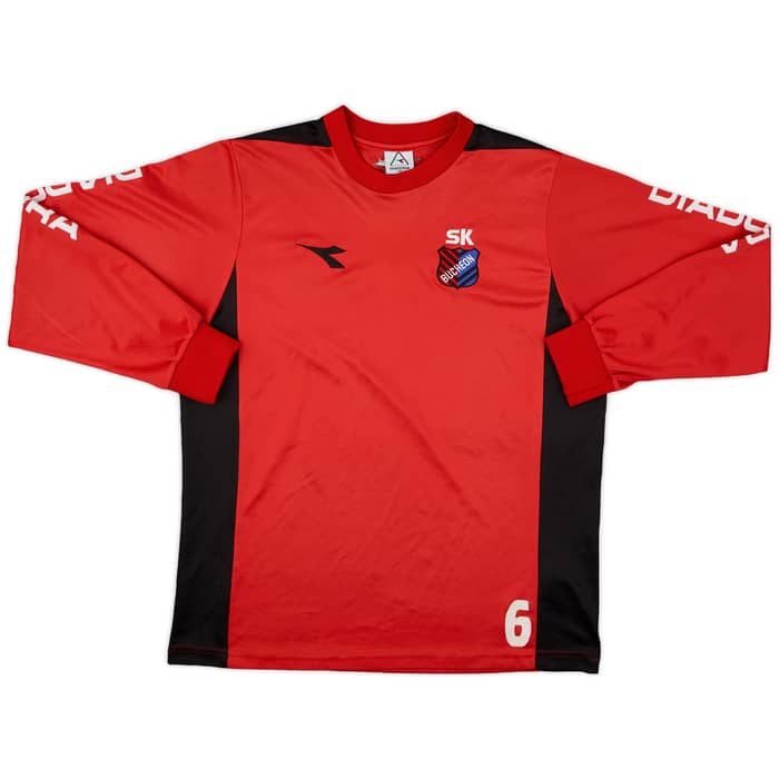2004 Bucheon SK Player Issue Training L/S Shirt #6 - 7/10 - (L)