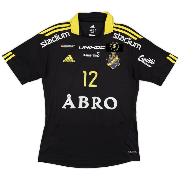 2010-12 AIK Innebandy Match Issue Home Shirt Zingmark #12