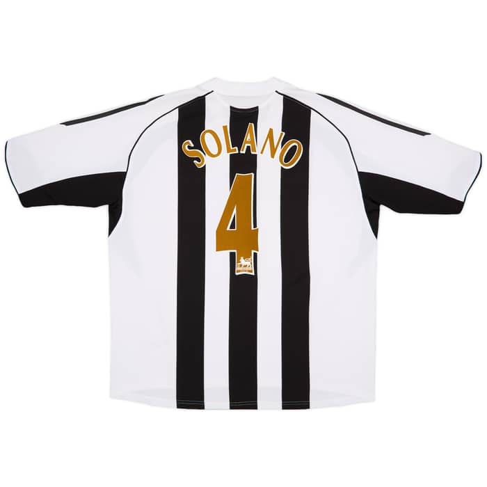 2005-07 Newcastle Home Shirt Solano #4 - 6/10 - (XXL)