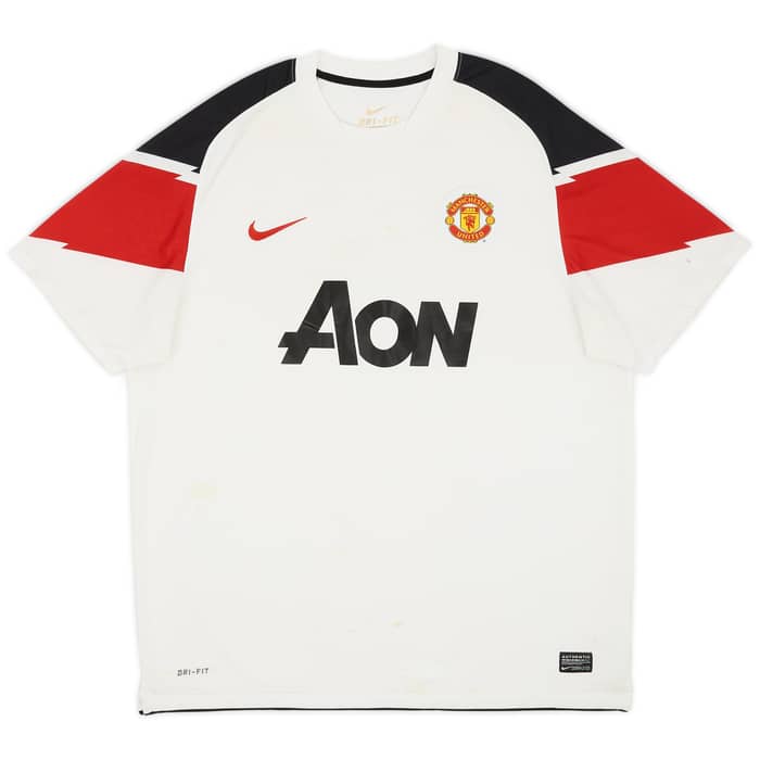 2010-12 Manchester United Away Shirt Evra #3 - 6/10 - (XL)