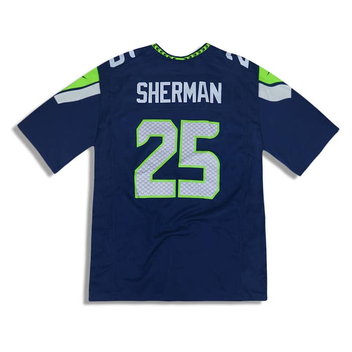 2017 Seattle Seahawks Sherman #25 Nike Game Jersey (Home) XL - *As New*