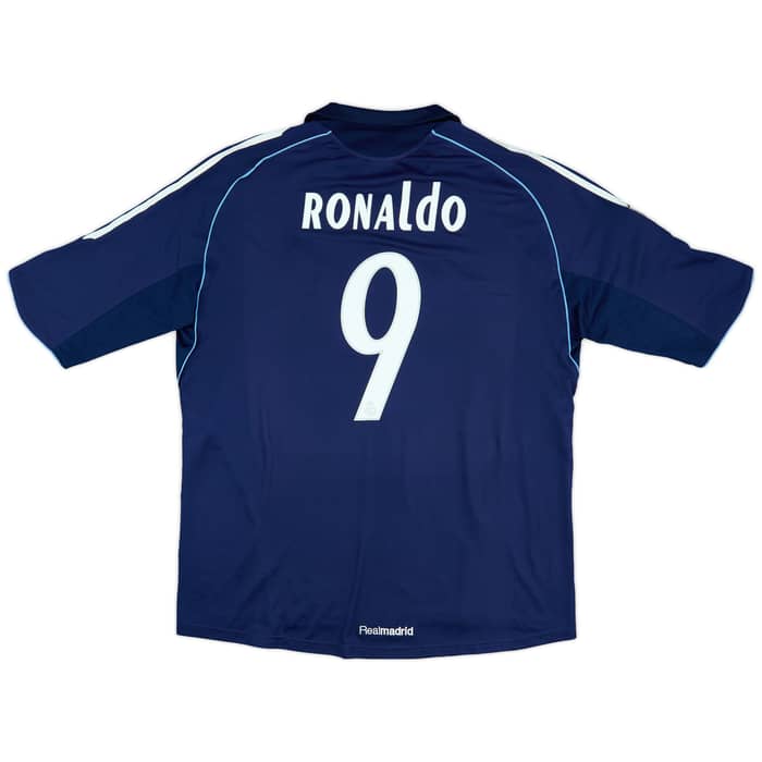 2005-06 Real Madrid Away Shirt Ronaldo #9 - 6/10 - (XL)