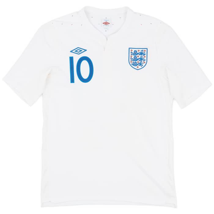 2010-11 England Home Shirt Rooney #10 - 8/10 - (M)