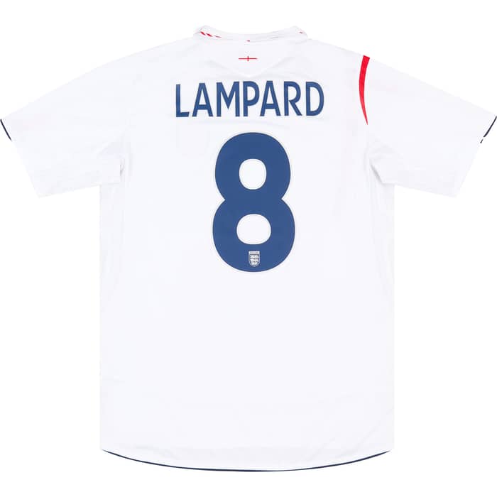 2005-07 England Home Shirt Lampard #8