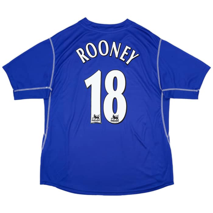 2002-03 Everton Home Shirt Rooney #18 - 7/10 - (XXL)