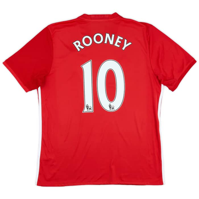 2016-17 Manchester United Home Shirt Rooney #10 - 6/10 - (L)