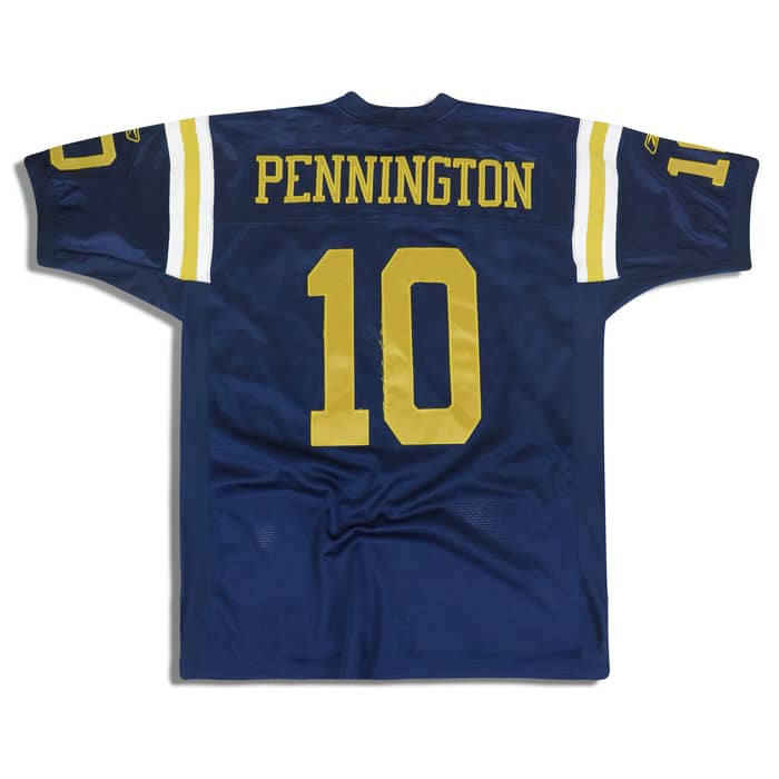 2007 New York Jets Pennington #10 Authentic Reebok Jersey (Alternate) XXL