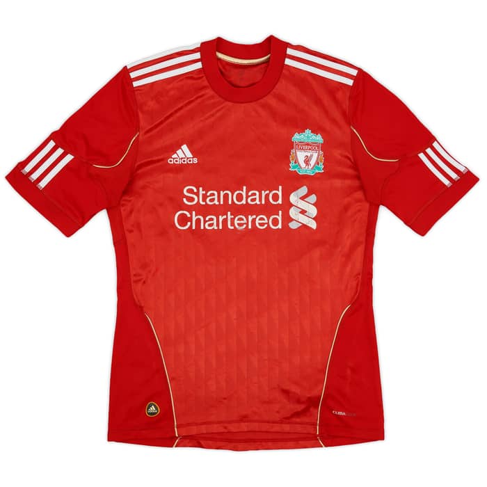 2010-12 Liverpool Home Shirt Gerrard #8 - 6/10 - (M)