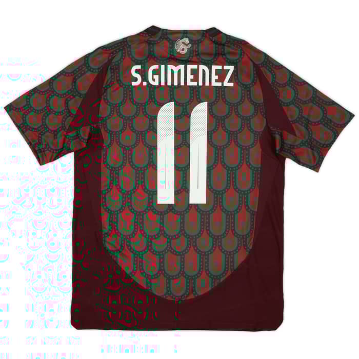 2024-25 Mexico Authentic Home Shirt S.Gimenez #11