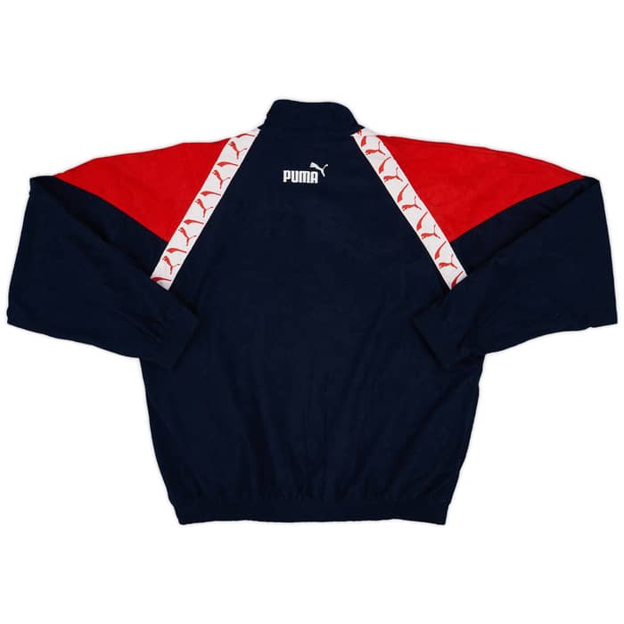 1996-98 Atletico Madrid Puma Track Jacket - 8/10 - (L)