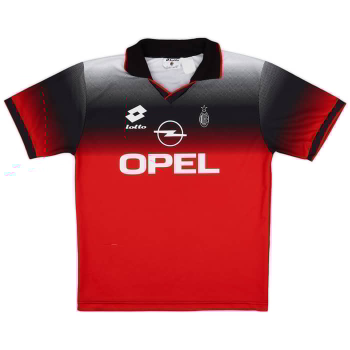 1996-97 AC Milan Lotto Training Shirt - 8/10 - (L)