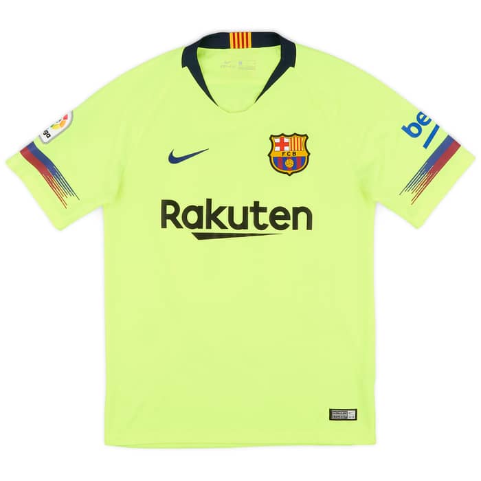 2018-19 Barcelona Away Shirt Messi #10 - 7/10 - (S)