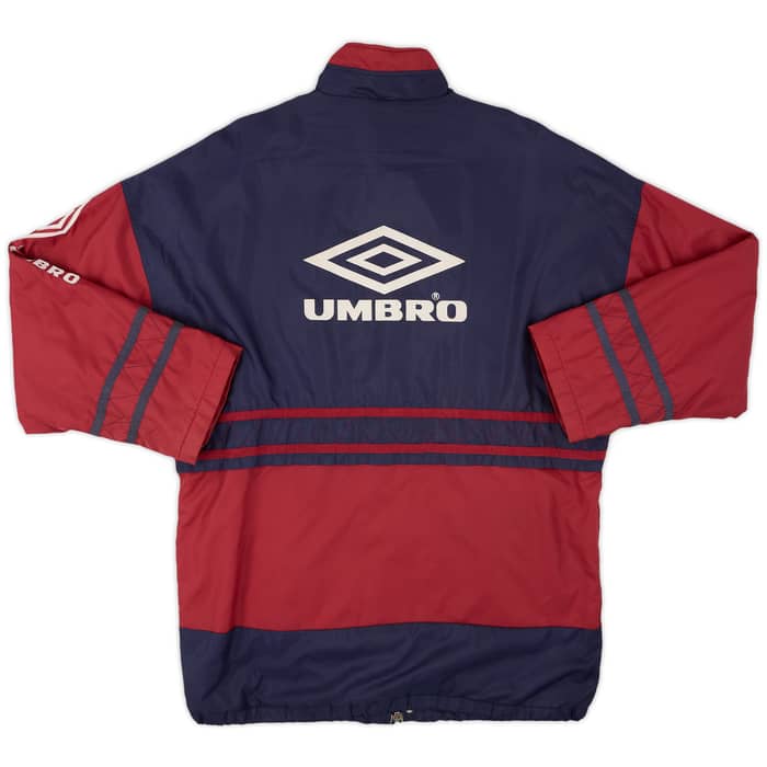 1995-97 England Umbro Padded Bench Coat - 8/10 - (M)