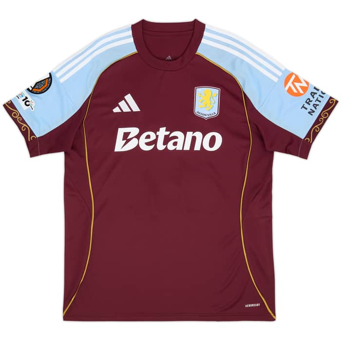2025-26 Aston Villa Europa League Home Shirt Buendia #10