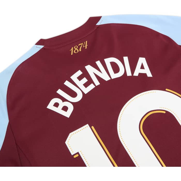 2025-26 Aston Villa Europa League Home Shirt Buendia #10