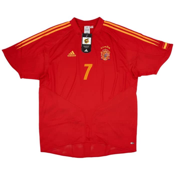 2004-06 Spain Home Shirt Raul #7 (XL)