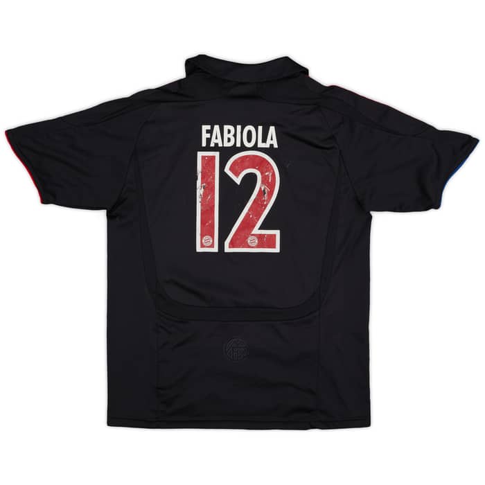 2007-08 Bayern Munich Third Shirt Fabiola #12 - 7/10 - (M.Boys)
