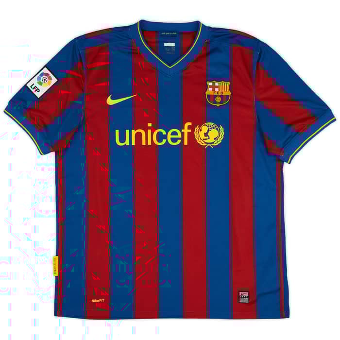 2009-10 Barcelona Home Shirt Messi #10
