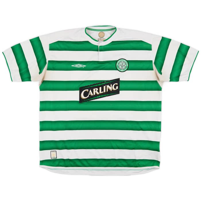 2003-04 Celtic Home Shirt Lambert #14 - 6/10 - (XXL)