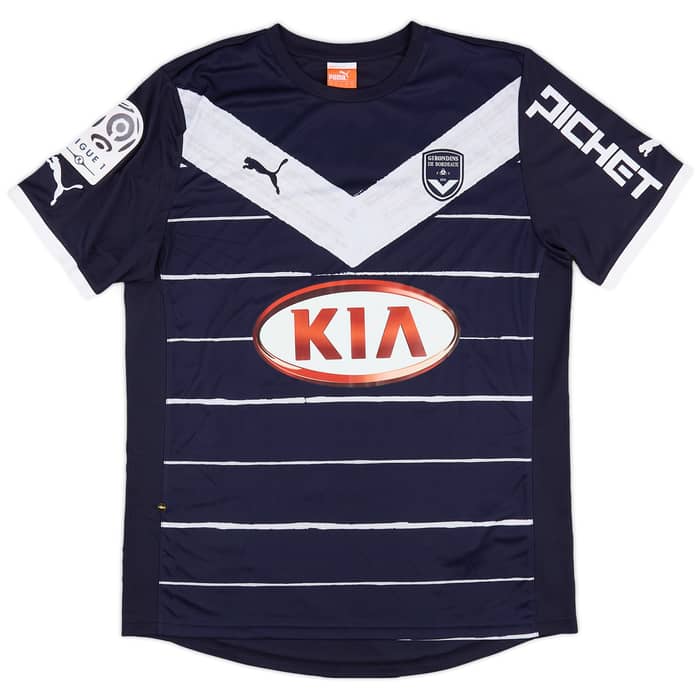 2011-12 Bordeaux Match Issue Home Shirt Bellion #11
