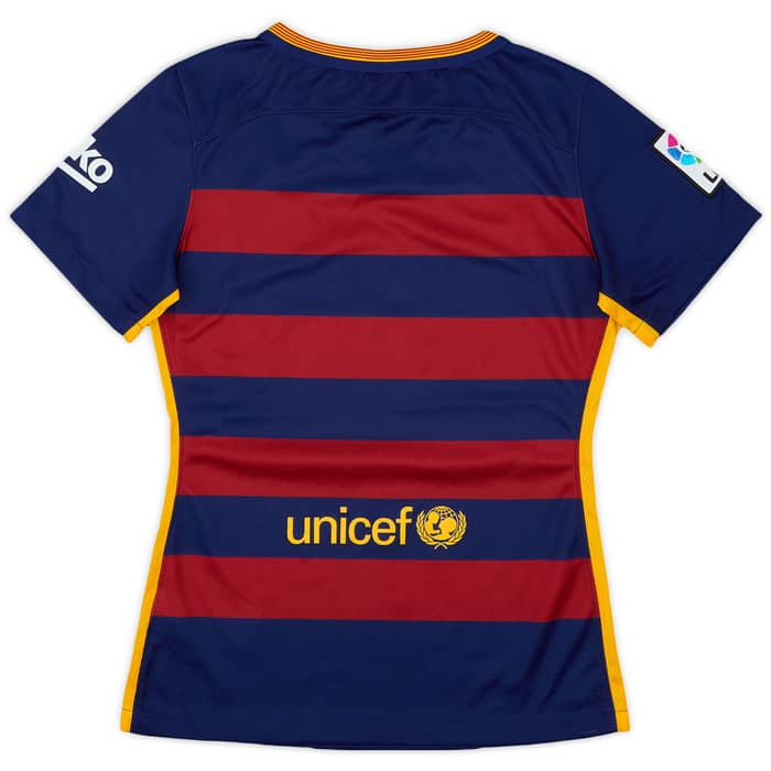 2015-16 Barcelona Home Shirt - 9/10 - (Women's S)