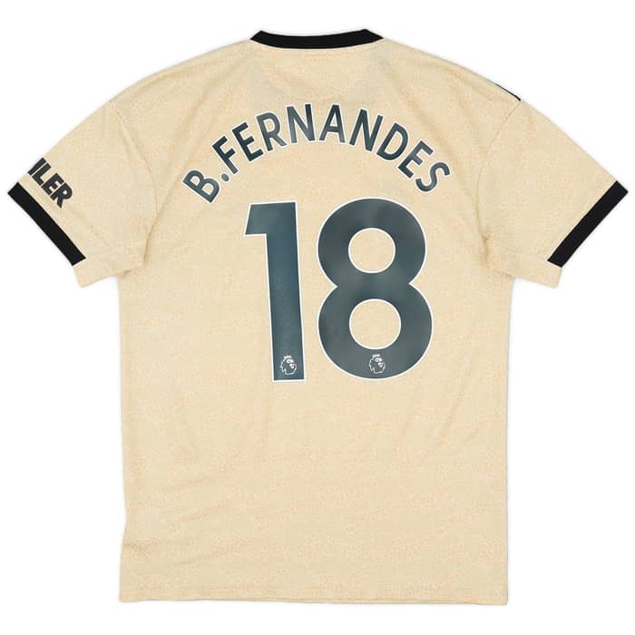 2019-20 Manchester United Away Shirt B.Fernandes #18 - 8/10 - (M)