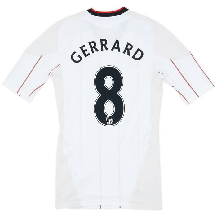 2010-11 Liverpool Player Issue Tech Fit Away Shirt Gerrard #8 - 7/10 - (M)